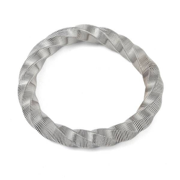 Non-Tarnish 304 Stainless Steel Twisted Bangles for Women