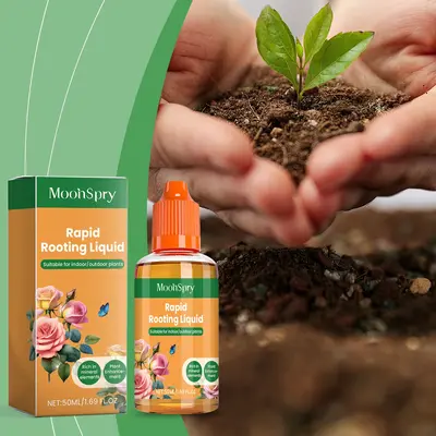 MoohSpry Rapid Rooting Liquid Water Soluble All Purpose Plant Food Fertilizer for Indoor Outdoor Flowers Vegetables or Trees ...
