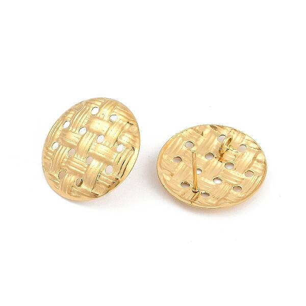 Ion Plating(IP) 304 Stainless Steel Stud Earring Findings