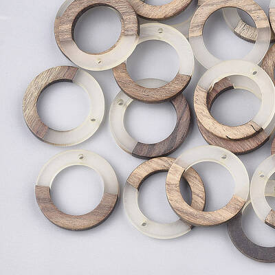 Resin & Wood Pendants