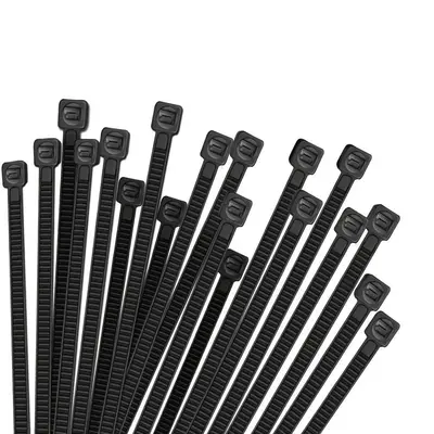 100pcs/set Plastic Cable Ties, Multifunctional Self-locking Cable Ties, Cable Zip Ties for Indoor and Outdoor, Office Accesso...