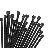 100pcs/set Plastic Cable Ties, Multifunctional Self-locking Cable Ties, Cable Zip Ties for Indoor and Outdoor, Office Accesso...