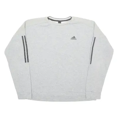 ADIDAS Mens Sweatshirt Grey Crew Neck M