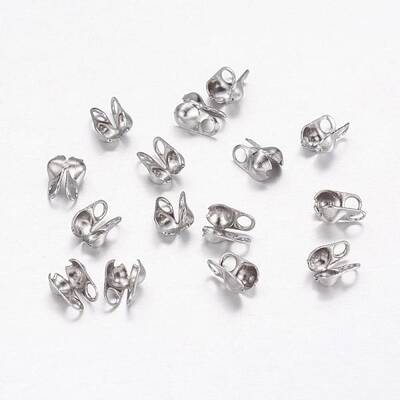 Tarnish Resistant 304 Stainless Steel Bead Tips