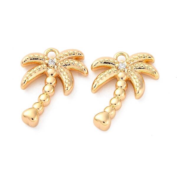 Brass Rhinestone Pendants