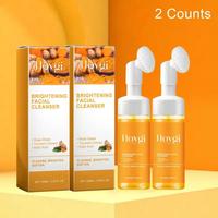 Turmeric Cleansers, 2 Counts/set Deep Cleansing Facial Skin Care, Moisturizing Facial Skin Care Product for Women & Men