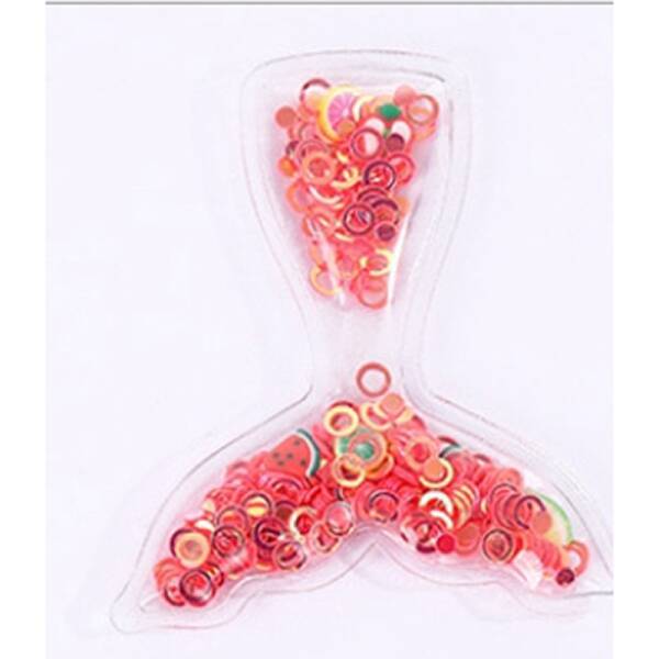 PVC and Paillette Decoration