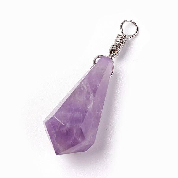Natural Amethyst Pendants