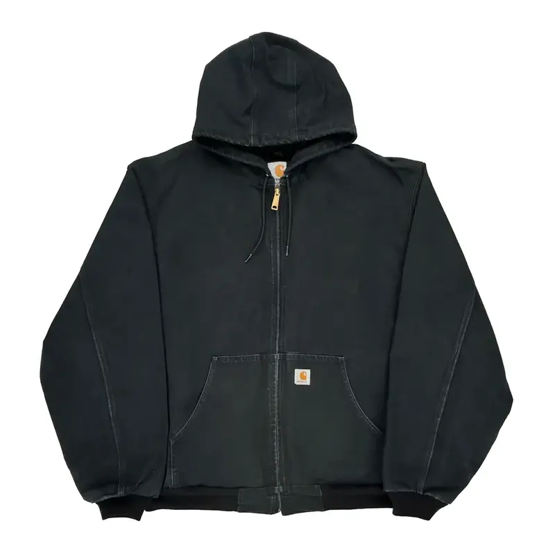 Carhartt Tall Jacket - 2XL Black Cotton Blend
