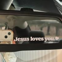 Letter Pattern Car Sticker, Car Rearview Mirror Sticker, Car Interior Decorative Sticker, Vinyl Car Decal, Car Accessories,...