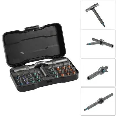 ăTikTokShopfalldealsforyouăSEESE 24 in 1 DlY Screwdriver Set,1 Set SwitchableScrewdriver Shape Magnetic Screwdriver Set,C...