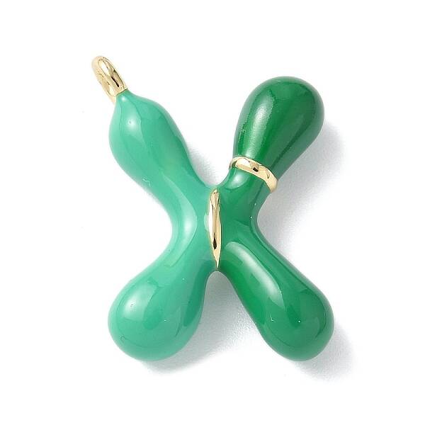 Brass Enamel Pendants