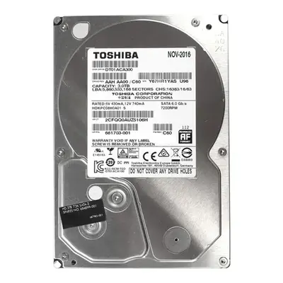 661703-001 HP 3TB 6Gb/s SATA 7200 3.5-Inch Hard Drive