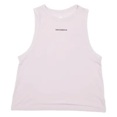 NEW BALANCE Womens T-Shirt Pink Sleeveless S