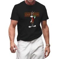 ns Men'S Simple Style Cotton T-Shirt, Short Sleeve, Ideal For Casual Looks，Cartoon Print Crewneck Regular Fit Casual T Shir...