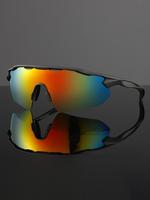 Unisex Simple Style Plain Sports Sunglasses, 1 Pair Windproof Anti-sand Sports Sunglasses, Non-slip Sports Eyewear for Outdoo...