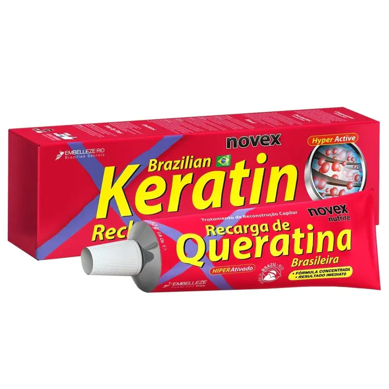 Brazilian keratin cream NOVEX, keratin recharge, 80 g