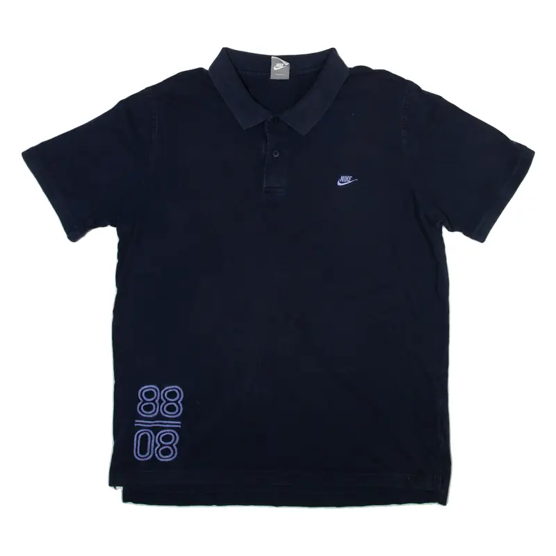 NIKE Mens Polo Shirt Blue 2XL