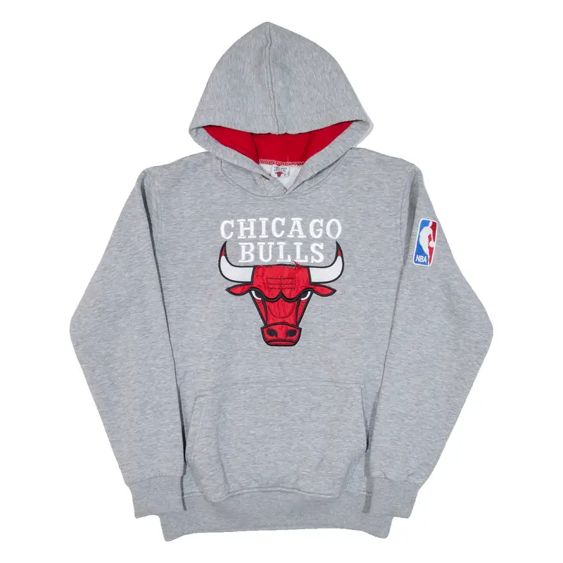 CHICAGO BULLS Mens Grey Hoodie USA M