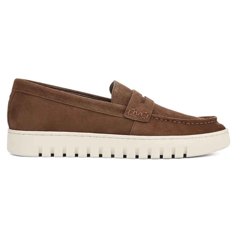Vionic Uptown Suede Men's Loafers Shoes - Coffee - Size:US 10 Men