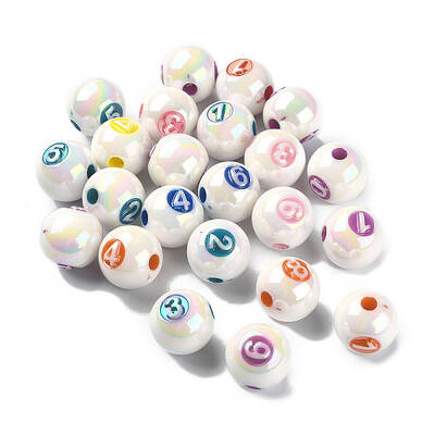 Plating Iridescent Acrylic Beads
