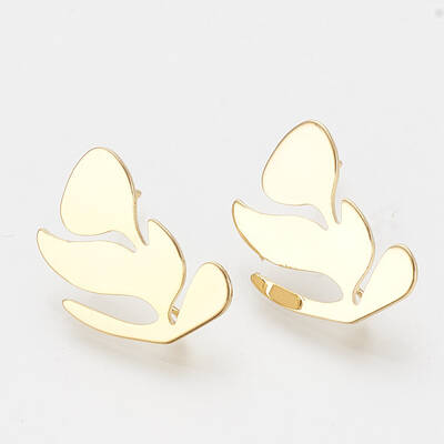 Brass Stud Earring Findings