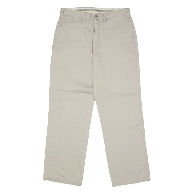 TEDDY'S Chinos Womens Twill Trousers Grey Regular Straight W30 L28