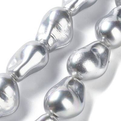 Electroplated Shell Pearl Beads Strands