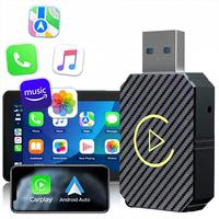 2 in 1 Wireless Apple CarPlay Adapter, for both Apple and Android,converts wired to wireless, suitable for factory wired CarP...