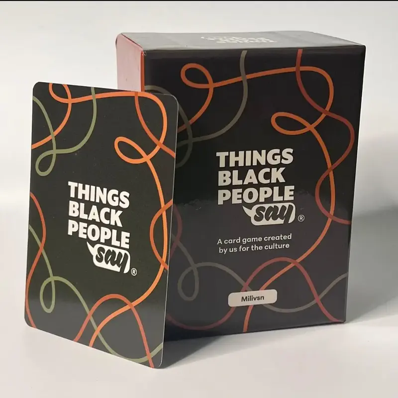 Conversation Cards Black Culture Edition- Things Black People Say