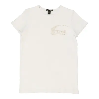 Just Cavalli T-Shirt - Medium White Cotton