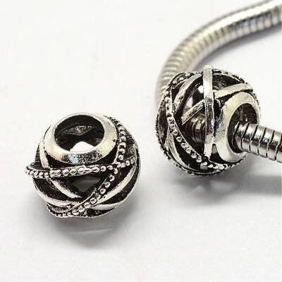 Alloy European Beads