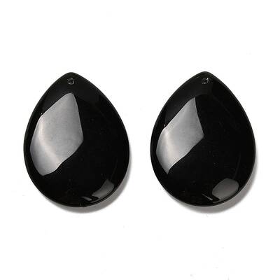 Natural Black Obsidian Pendants