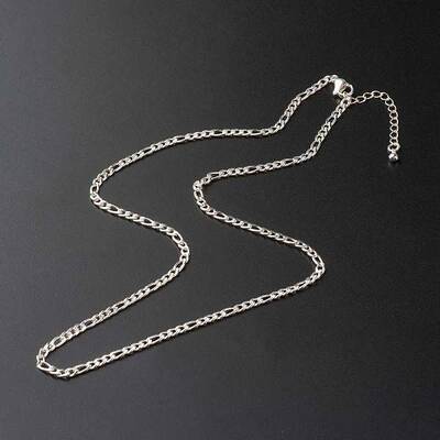 Non-Tarnish 304 Stainless Steel Figaro Chain Necklaces