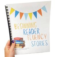 Reading fluency stories for kindergarten - first grade beginning reader stories activity book, Child learning, reading compre...