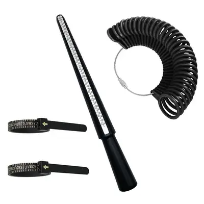 1 Set Ring Measuring Tool, Ring Sizer Guage for Women & Men, Jewelry Making Measuring Tool Kit