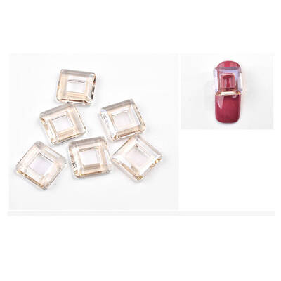 Glass Rhinestone Square Diamond