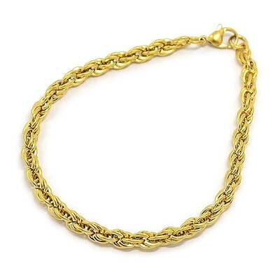 Fashionable 304 Stainless Steel Rope Chain Bracelet Making