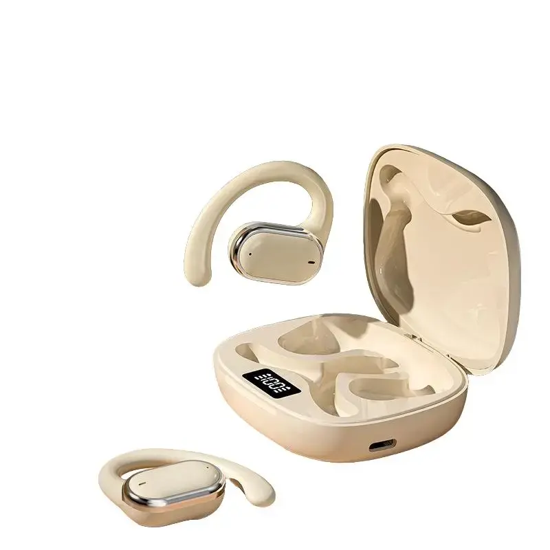 Wireless Earphone, Electronic Comfortable Ear Hanging Long Endurance Earphone, Wireless Earbuds for iPhone Samsung Series, Wi...