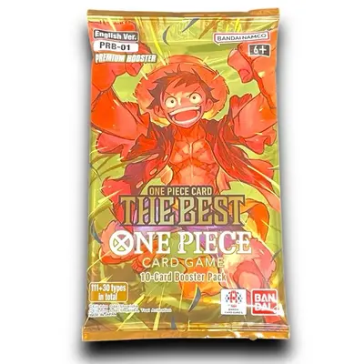 PRB-01 Premium Booster Pack - One Piece Card Game - New Factory Sealed - 10 Cards per pack - \