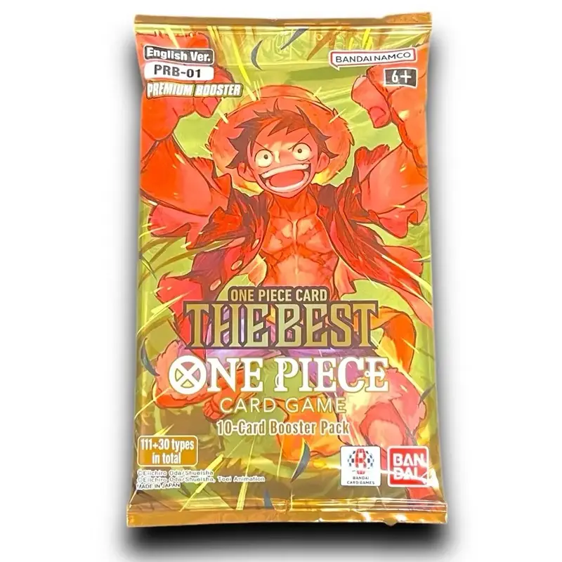 PRB-01 Premium Booster Pack - One Piece Card Game - New Factory Sealed - 10 Cards per pack - \