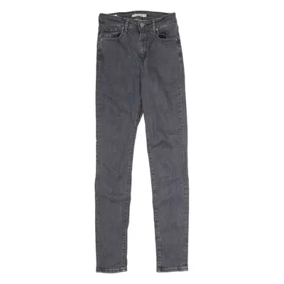 LEVI'S 721 High Rise Womens Jeans Grey Regular Straight W26 L32