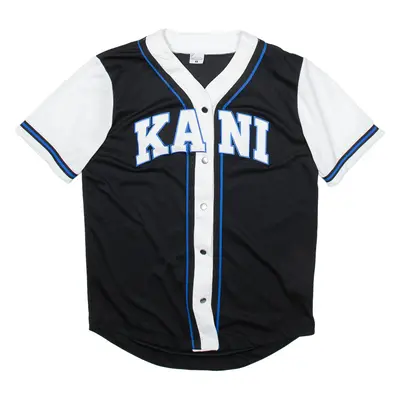 KARL KANI Mens Jersey Black V-Neck S
