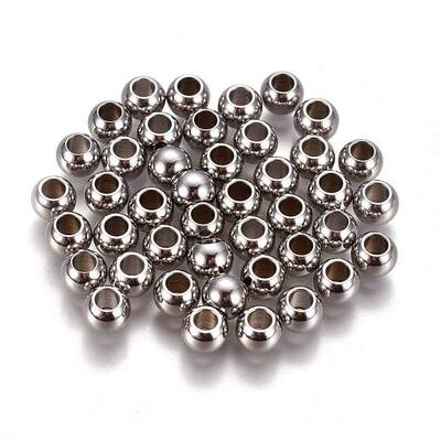 Tarnish Resistant 304 Stainless Steel Spacer Beads