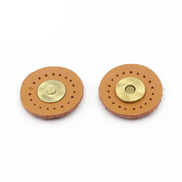 Cattlehide Magnetic Buttons Snap Magnet Fastener