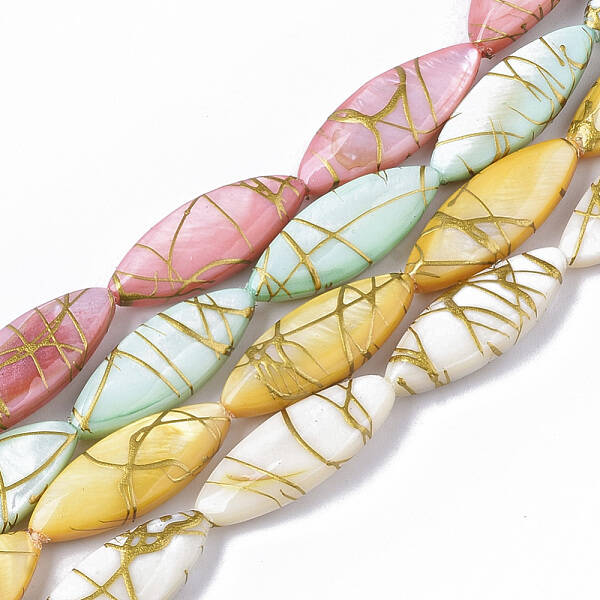 Drawbench Freshwater Shell Beads Strands