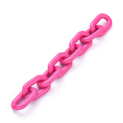 Handmade Opaque Acrylic Cable Chain