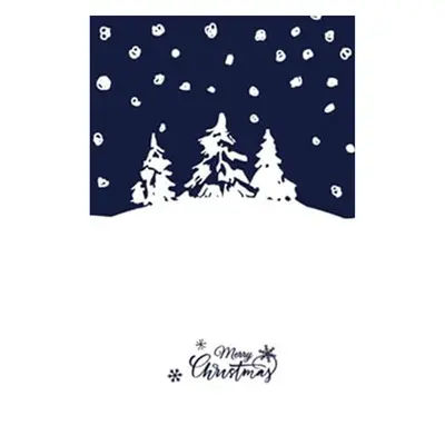 Memory Holiday Card™ - Blue-Christmas Snow
