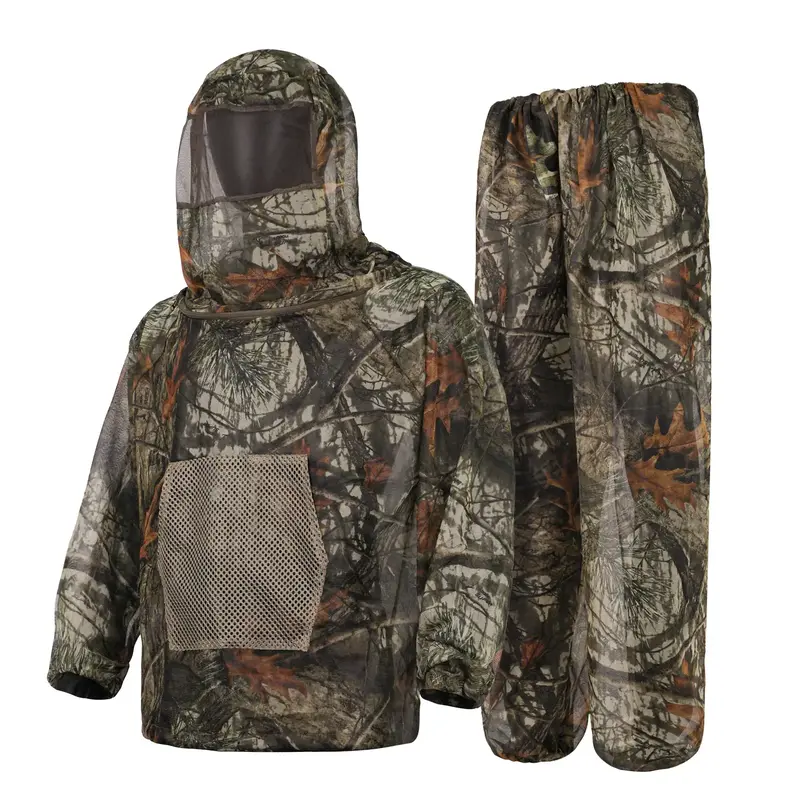 LOOGU Mosquito Suits, Net Bug Pants & Jacket Hood Sets