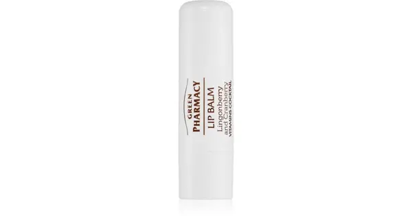 Green Pharmacy Lingonberry and Cranberry nourishing lip balm SPF 10 3.6 ml